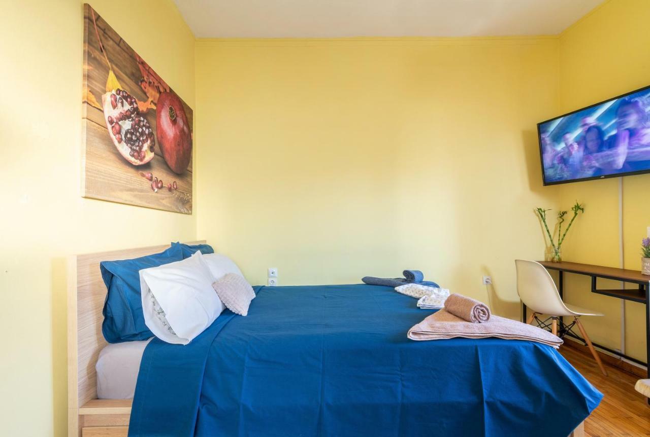 Central 6Th Floor Studio Near Metro & View&200Mbps Athens Ngoại thất bức ảnh